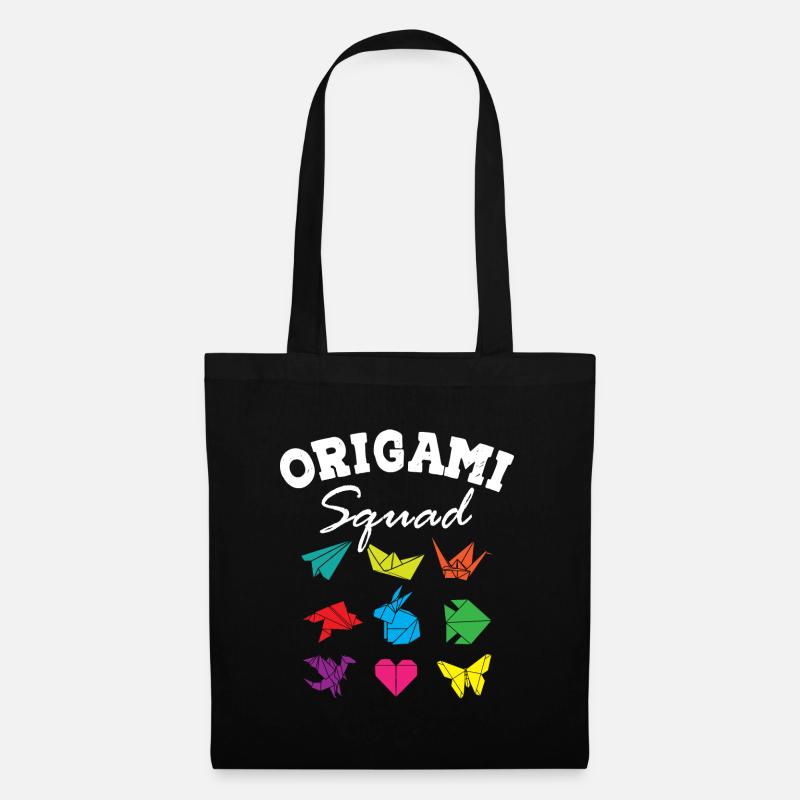 Origami Squad - Stoffbeutel - Schwarz