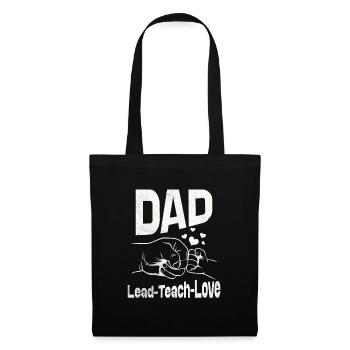 Dad Lead teach love - Tote Bag - black - Front