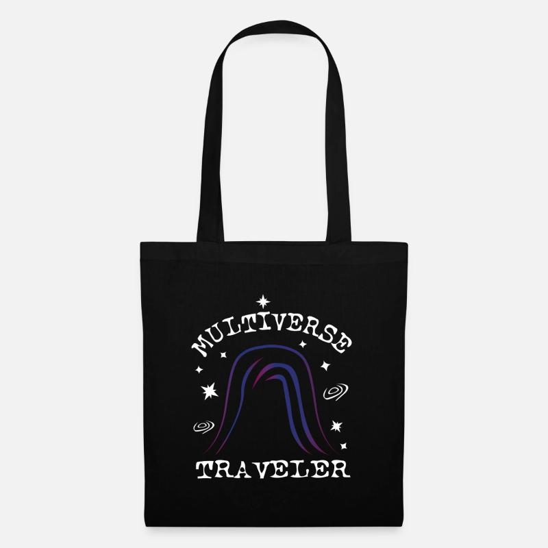 Multiversum-Reisender - Stoffbeutel - Schwarz