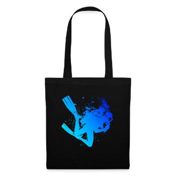 Plongeuse Libre Scuba Diver Femmes Scuba Diver - Sac en tissu - noir - Devant