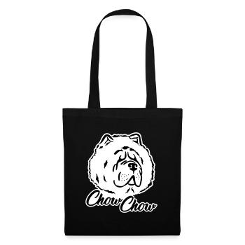 Chow Chow - Stoffbeutel - Schwarz - Vorne