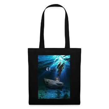 U 991 design1 - Sac en tissu - noir - Devant