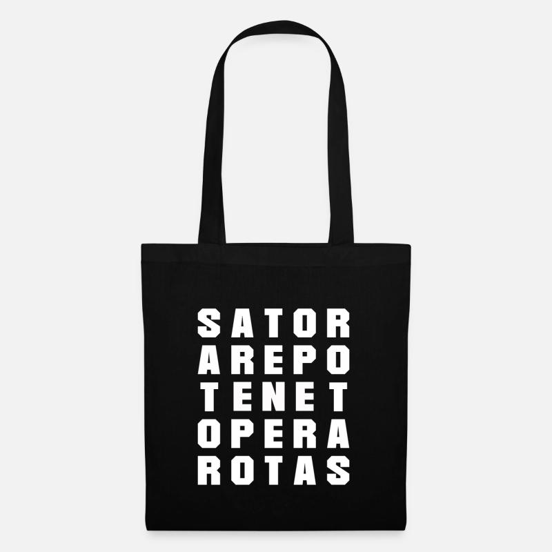 Sator Arepo Tenet Opera Rotas - Stoffbeutel - Schwarz