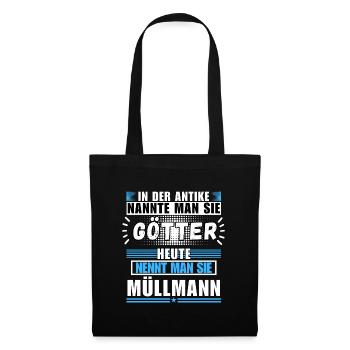 Gods in Antiquity. Today's garbage man - Tote Bag - black - Front