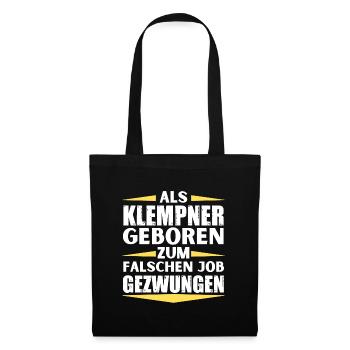 Plumber landed in the wrong job - Tote Bag - black - Front