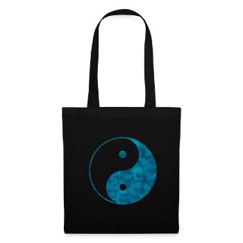 yin yang - Stoffbeutel - Schwarz - Vorne