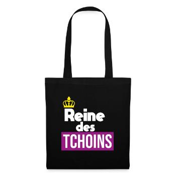 Reine des tchoins - Sac en tissu - noir - Devant