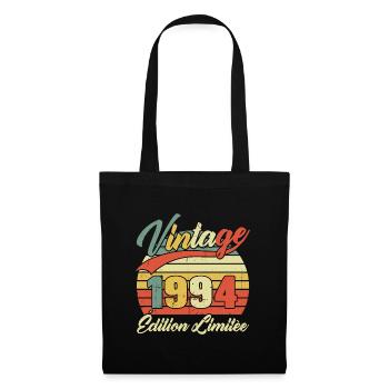 Vintage 1994 Geburtstagsgeschenk in limitierter Auflage - Stoffbeutel - Schwarz - Vorne