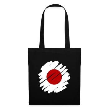 Japan Flag Used Look Nihon Japanese Flag - Tote Bag - black - Front