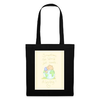 The world needs a big Hug - Tote Bag - black - Front