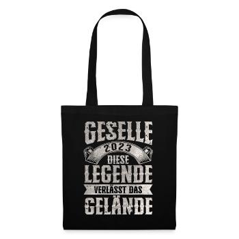 Geselle 2023 Gesellenprüfung - Stoffbeutel - Schwarz - Vorne