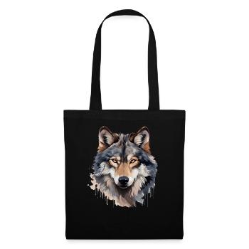 The Noble Wolf - Tote Bag - black - Front
