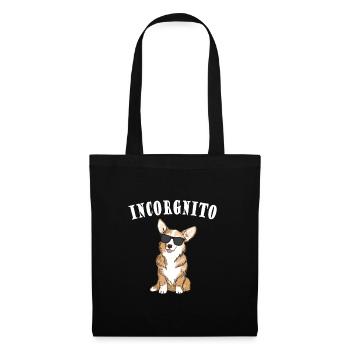 Corgi incorgnito - Tote Bag - black - Front