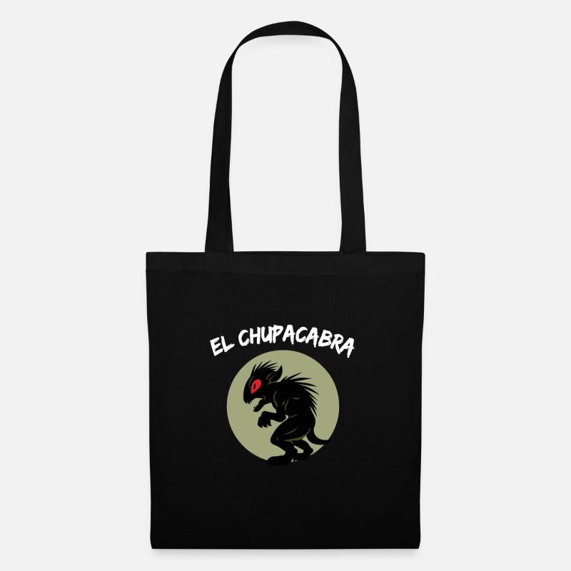 El Chupacabra - Stoffbeutel - Schwarz
