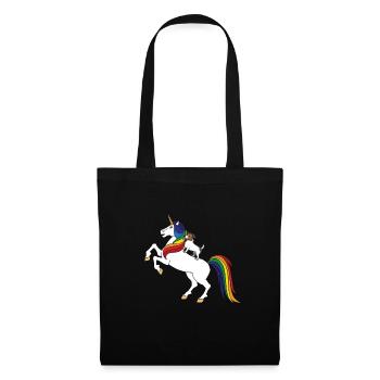 Jack Russell - Stoffbeutel - Schwarz - Vorne
