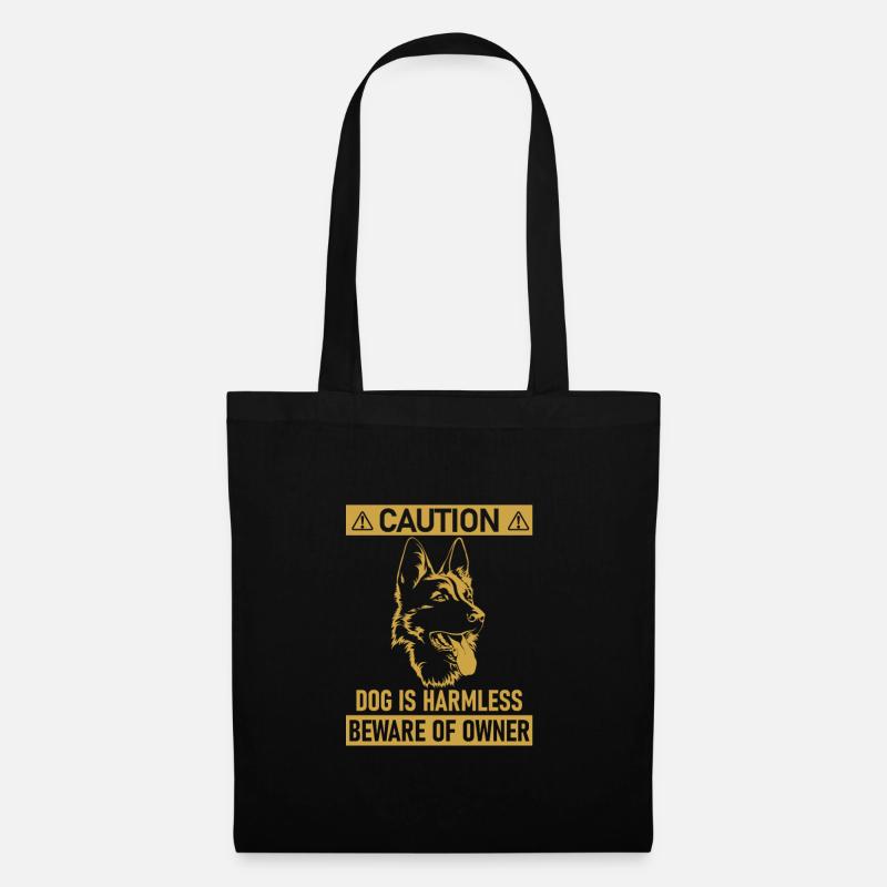Deutscher Schäferhund - Stoffbeutel - Schwarz