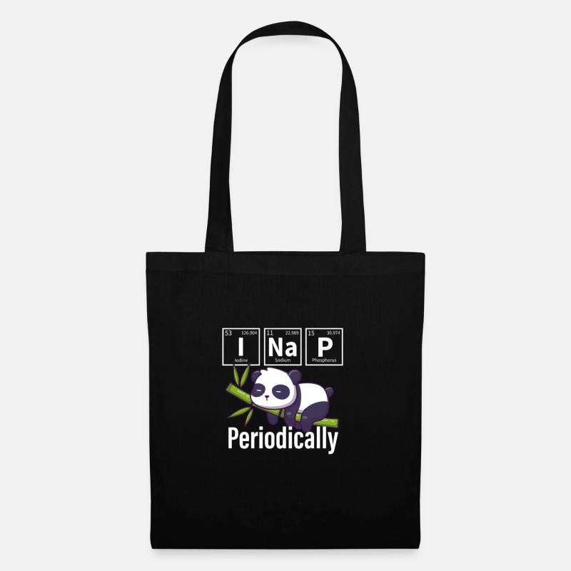 Panda - Sac en tissu - noir