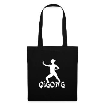 Yoga Qigong - Sac en tissu - noir - Devant