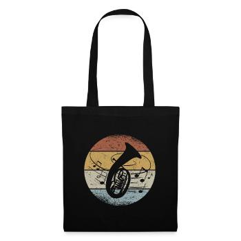 Tenor Horn Musician Tenor Horn Orchestra Wind Music - Tote Bag - black - Front
