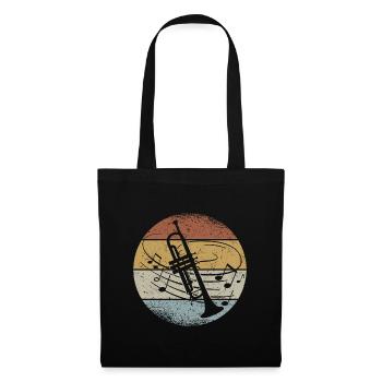 Trumpet Musicians Trumpeter Orchestra Wind Music - Tote Bag - black - Front