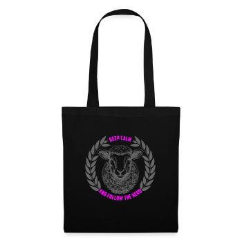 Sheep stay calm and follow the flock - Tote Bag - black - Front