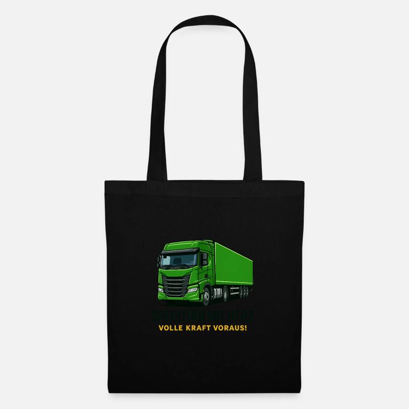 Freight forwarder with heart - Tote Bag - black