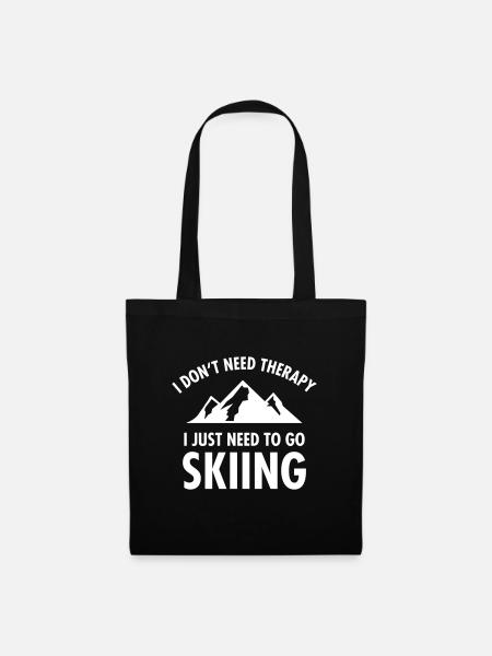Therapy - Skiing - Stoffbeutel - Schwarz
