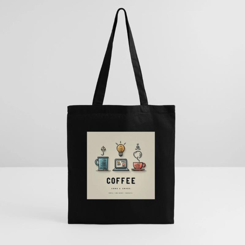 Conception du code du café Sac en tissu