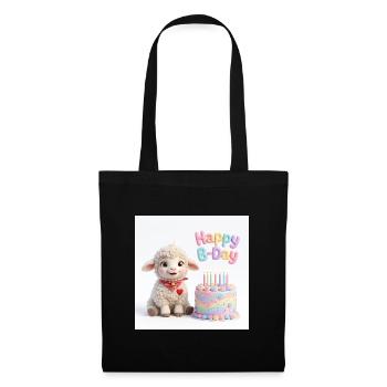 Lammy Happy B-day - Stoffbeutel - Schwarz - Vorne