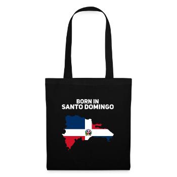 République dominicaine - Sac en tissu - noir - Devant