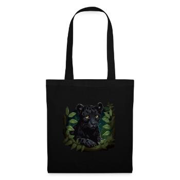 Black Baby Jaguar Wildcat Africa Wilderness - Tote Bag - black - Front