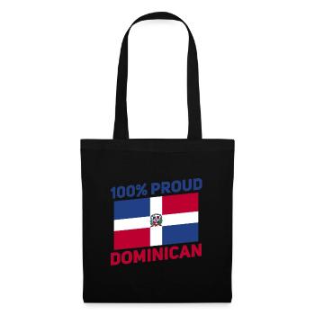 Dominicain - Sac en tissu - noir - Devant