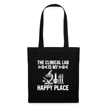Medizinische Laboranten | Labor Chemie Geschenke - Stoffbeutel - Schwarz - Vorne
