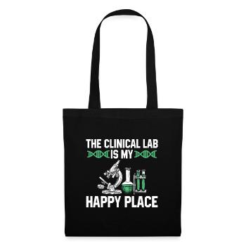 Medizinische Laboranten | Labor Chemie Geschenke - Stoffbeutel - Schwarz - Vorne