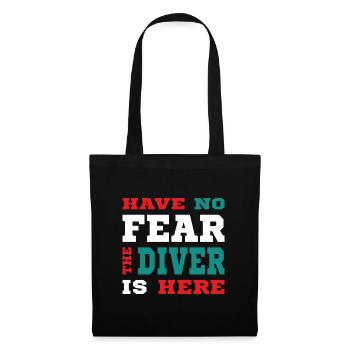 Have no Fear the Diver is here Outfit - Tote Bag - black - Front