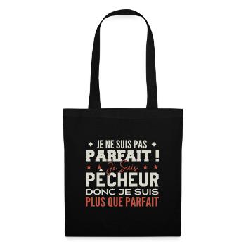 Un Pêcheur, le Métier de Rêve Mis à l’Honneur - Sac en tissu - noir - Devant