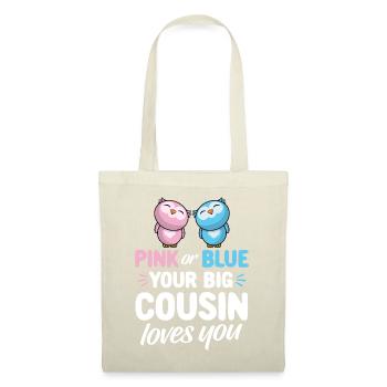 Pink Or Blue Your Big Cousin Loves You - owls - Tote Bag - nature - Front