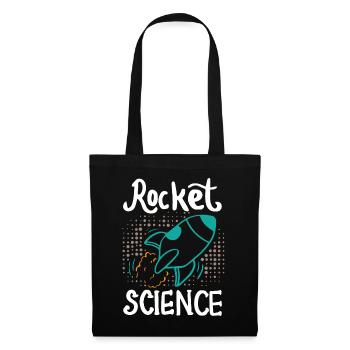 Science des fusées - Sac en tissu - noir - Devant