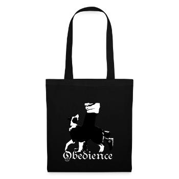 Obedience,Collie,Border Collie,Hundesport, - Stoffbeutel - Schwarz - Vorne