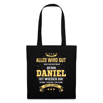 Daniel, tout ira bien T-shirt - Sac en tissu - noir - Devant