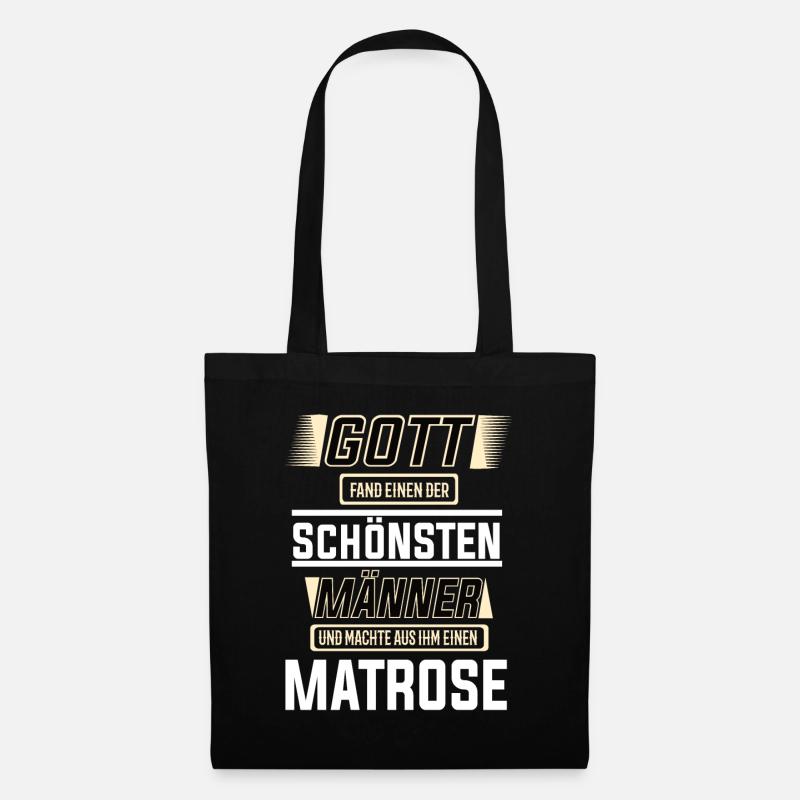 Matrose, einer der schönsten Männer der Welt - Stoffbeutel - Schwarz