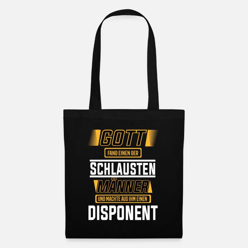 Disponent einer der schlausten Männer der Welt - Stoffbeutel - Schwarz