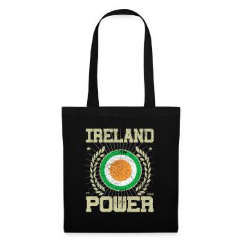 Design cool de l’Irlande - Sac en tissu - noir - Devant