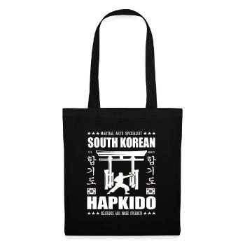 conception d’arts martiaux hapkido cool avec kanji - Sac en tissu - noir - Devant
