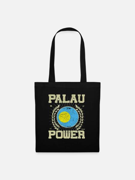 Cooles Palau, Design - Stoffbeutel - Schwarz
