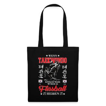 Si le karaté Taekwondo était facile - Sac en tissu - noir - Devant