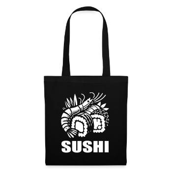 Sushi Design für den Fan der japanischen Küche - Stoffbeutel - Schwarz - Vorne