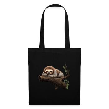 Sloth Sloth Animal Sloth Baby Wilderness - Tote Bag - black - Front