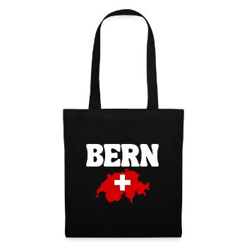 Bern - Stoffbeutel - Schwarz - Vorne