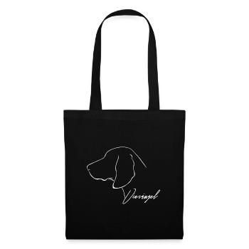 VIERÄUGEL Brandlbracke dog hunting dogs Wilsigns - Tote Bag - black - Front